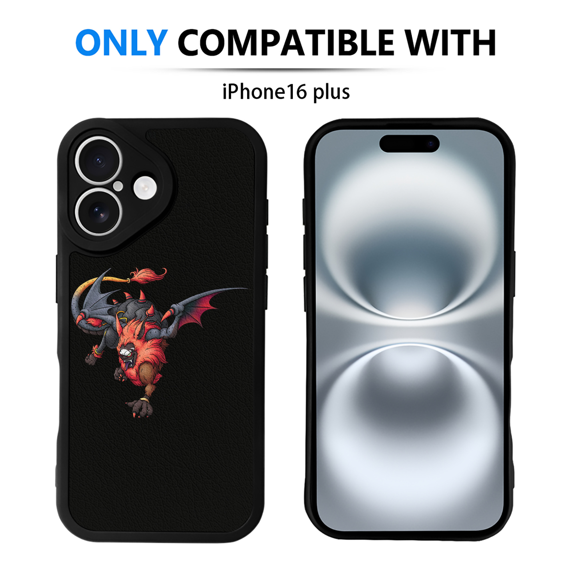 （画像用） ドラゴンクエスト Doragon Kuesuto Dragon Quest 【iPhone 16シリーズ対応】シリコンスマホケース（レザー調） 材質：シリコン